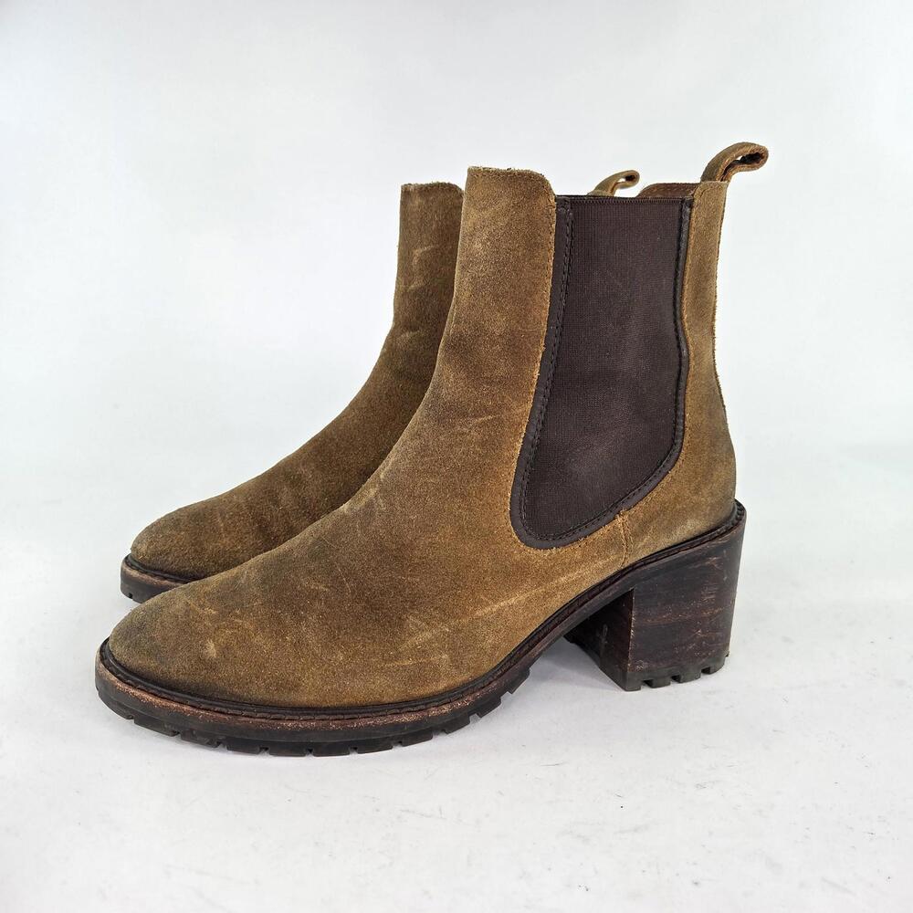 Thursday Women's Everyday Knockout Chelsea Boot US 9.5 Sude Block Heel Boots - Picture 4 of 15